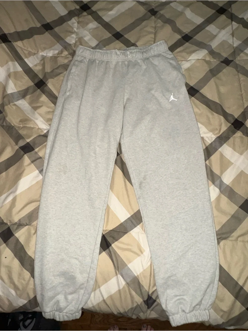 Jordan Light Gray Men's Joggers